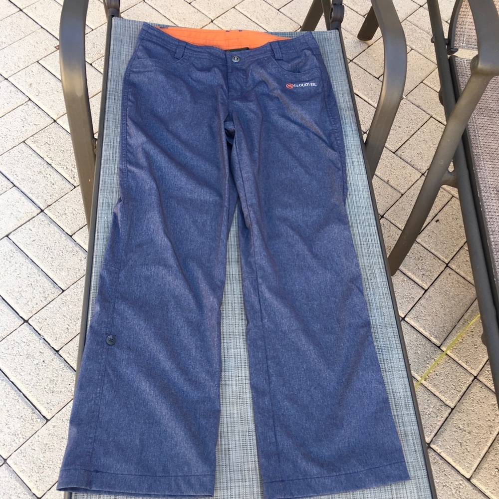 Cloudveil Sz S/P Blue Hiking Pants like new